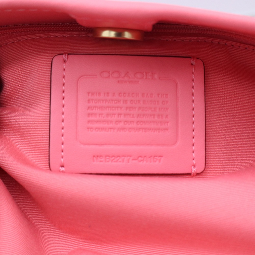 Coach City Tote Signature Canvas Pink Floral Interior Shoulder Bag - Picture 7 of 9